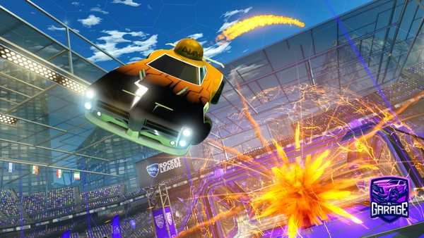 A Rocket League car design from Yo7