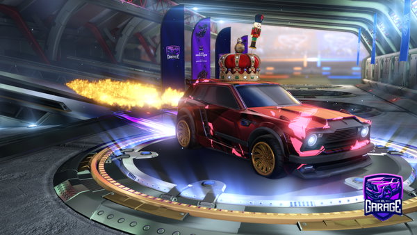 A Rocket League car design from pinguimtrivago