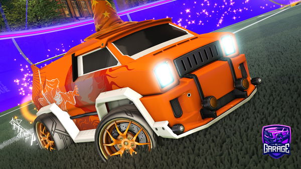 A Rocket League car design from KIABOYZ