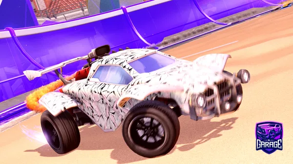 A Rocket League car design from ZebraRL_