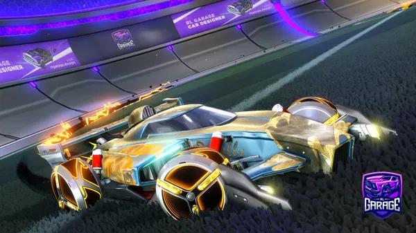 A Rocket League car design from Treble