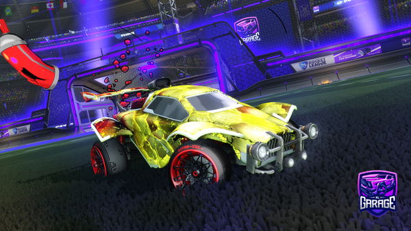 A Rocket League car design from yhm81