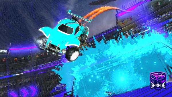 A Rocket League car design from drkxuv