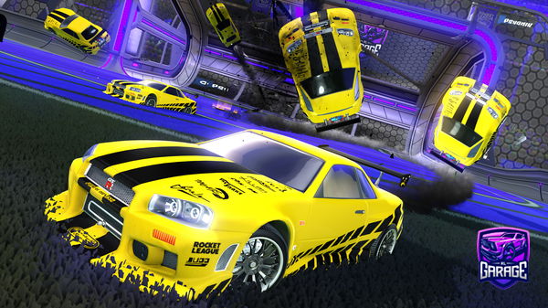 A Rocket League car design from HYPERXS65