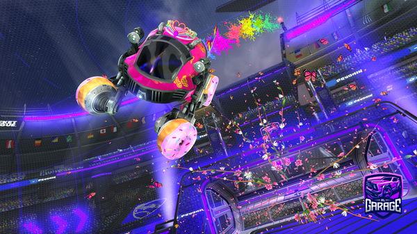 A Rocket League car design from ROHRSam