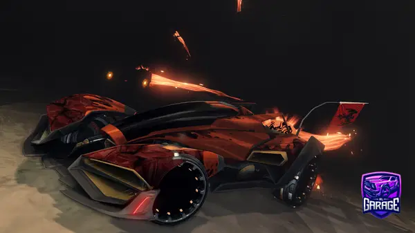 A Rocket League car design from Vinetangler