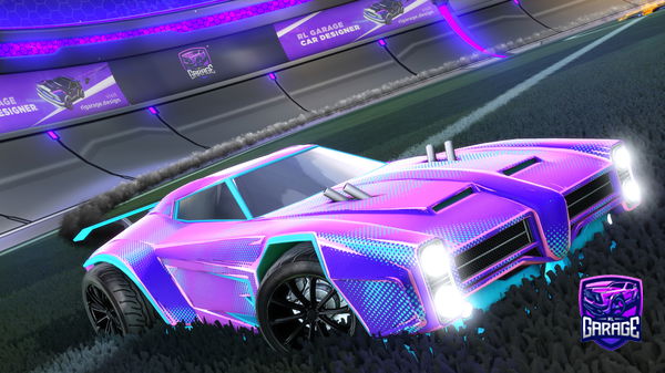 A Rocket League car design from hellodarcy