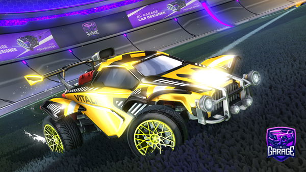 A Rocket League car design from user939472984