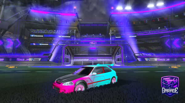 A Rocket League car design from BL19KEH