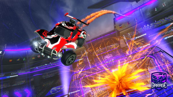 A Rocket League car design from KFWes