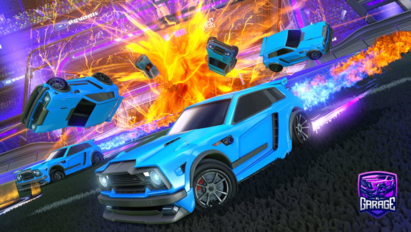 A Rocket League car design from Hudsonite