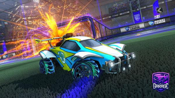 A Rocket League car design from Lynxhwns