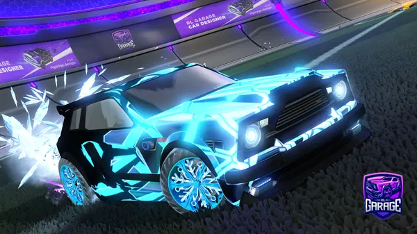 A Rocket League car design from Dennii