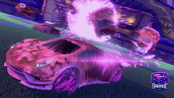 A Rocket League car design from Strawbrrym00n
