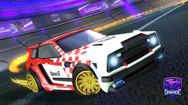 A Rocket League car design from Crg0611