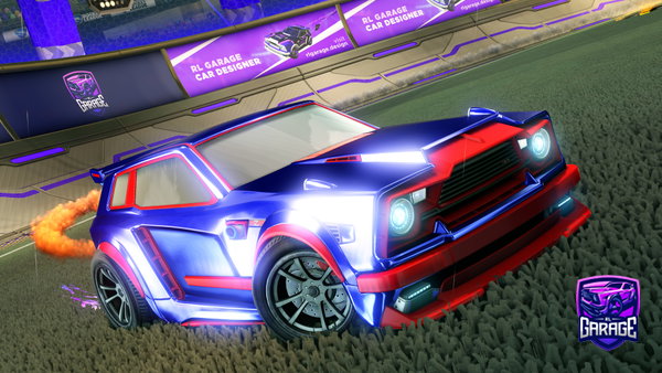 A Rocket League car design from canela13