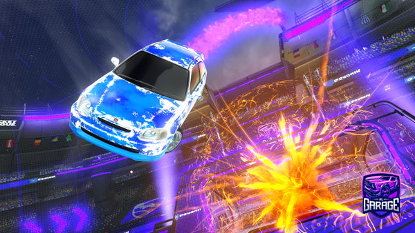 A Rocket League car design from djjejjd