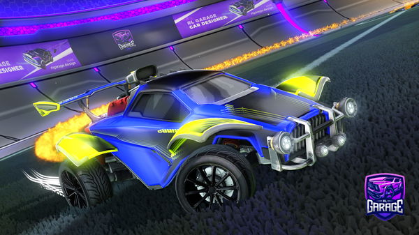 A Rocket League car design from Trueeeeeee