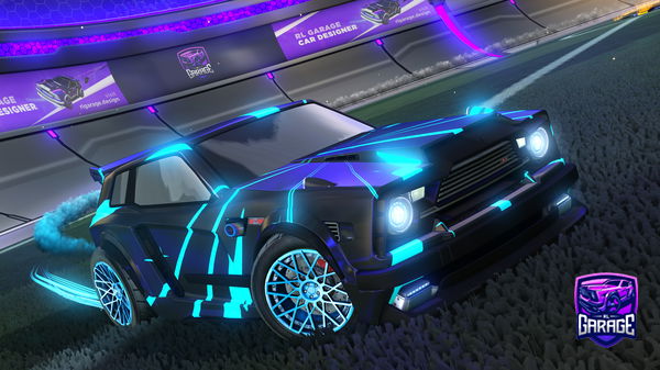 A Rocket League car design from XXL-Joni