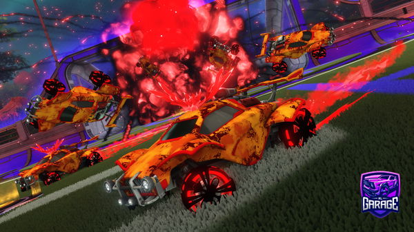 A Rocket League car design from GameManiaHD
