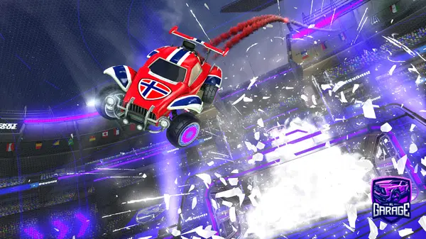 A Rocket League car design from ljklace34