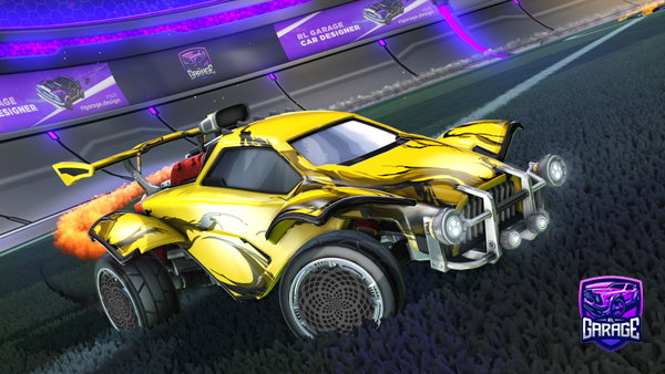 A Rocket League car design from jackozn