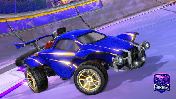 A Rocket League car design from Posao