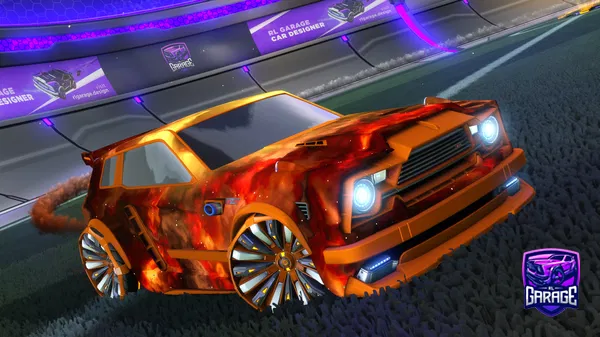 A Rocket League car design from BW1