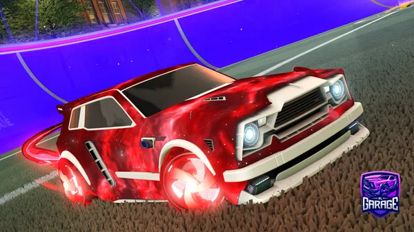 A Rocket League car design from Cosplash