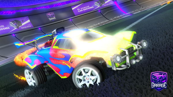 A Rocket League car design from Parzival_136