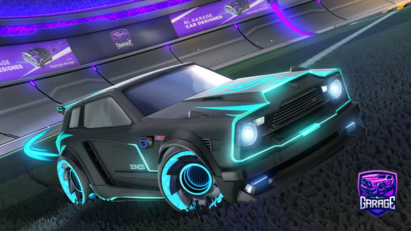 A Rocket League car design from squeak1234