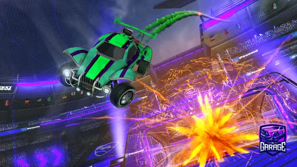 A Rocket League car design from Justsacca