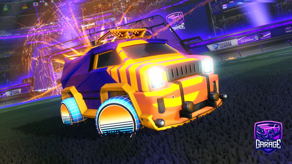 A Rocket League car design from sebashjp