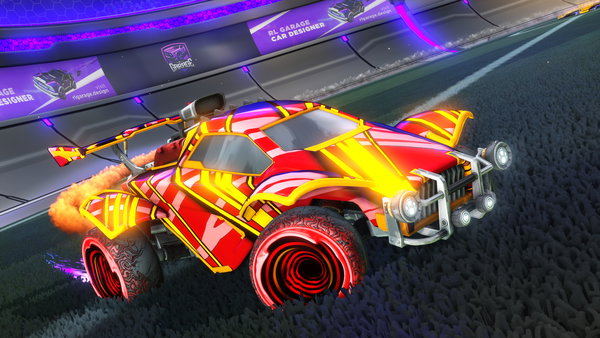 A Rocket League car design from BANANA165