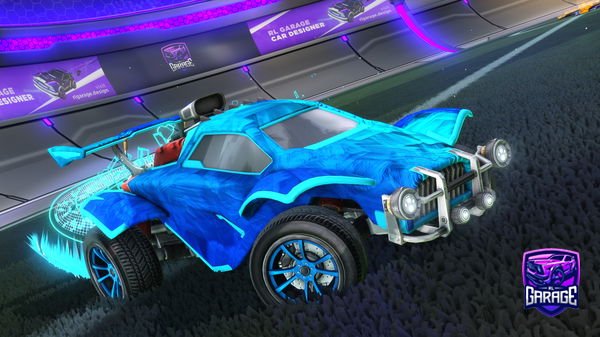 A Rocket League car design from Cozyeeu