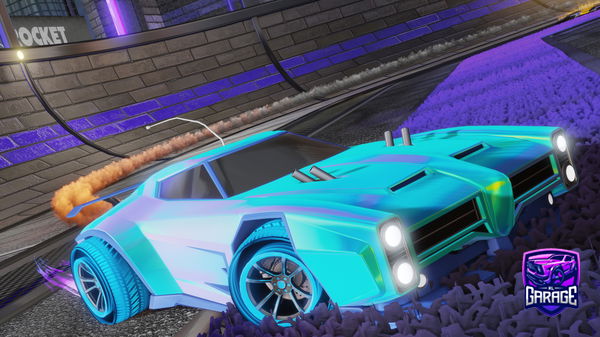 A Rocket League car design from FoxySharky2210