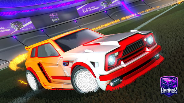 A Rocket League car design from supernoobbers