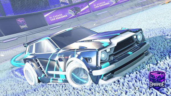 A Rocket League car design from stova