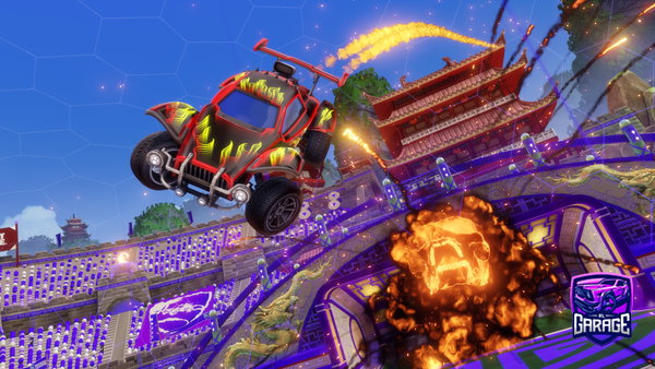 A Rocket League car design from Qanzify