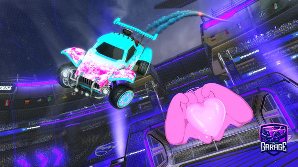 A Rocket League car design from Cocopopmatt