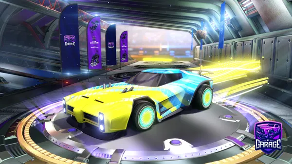 A Rocket League car design from Electroxical