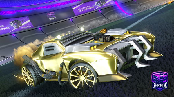 A Rocket League car design from slendermoss