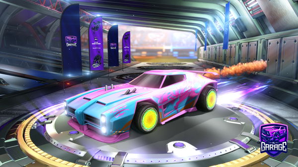 A Rocket League car design from Marcbq22