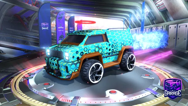 A Rocket League car design from Mortisblaster