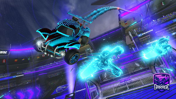 A Rocket League car design from FRAM3S