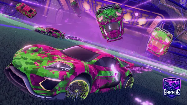 A Rocket League car design from Carolauzon