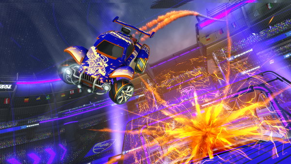 A Rocket League car design from Dank9