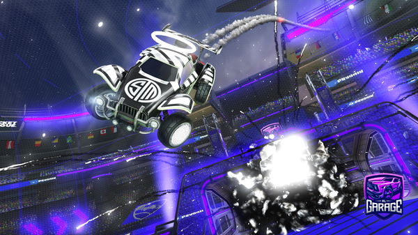 A Rocket League car design from Lunalowkeypowkey