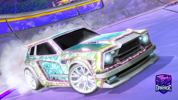 A Rocket League car design from Sp3nc3r9456