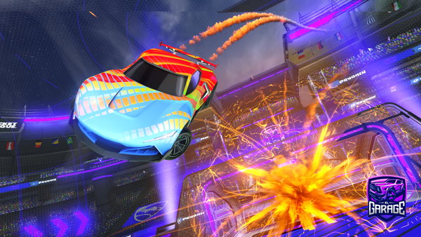 A Rocket League car design from luke-duke7